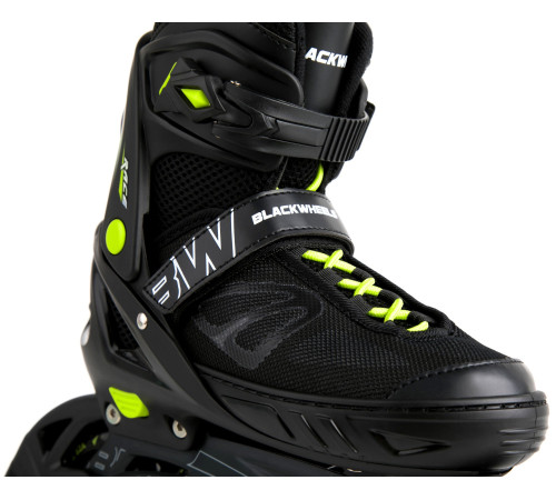 Роликові ковзани Blackwheels Sonic L - розмір 36-39, чорно-зелені Роликові ковзани Blackwheels Sonic L - розмір 36-39, чорно-зелені