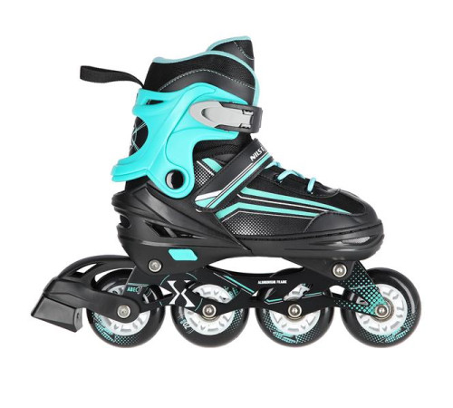 Роликові ковзани 2в1 NILS EXTREME NH18190 розмір M 34-38, чорно-блакитні