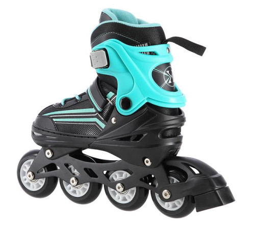 Роликові ковзани 2в1 NILS EXTREME NH18190 розмір M 34-38, чорно-блакитні