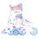 Роликові ковзани NILS FUN NJ1190 розмір S 30-33, біло-блакитні