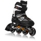 Роликові ковзани Blackwheels Sonic L - розмір 36-39, чорно-білі