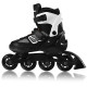Роликові ковзани Blackwheels Sonic L - розмір 36-39, чорно-білі