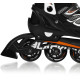 Роликові ковзани Blackwheels Sonic L - розмір 36-39, чорно-білі
