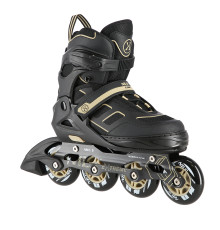 Роликові ковзани NILS EXTREME NA14174 розмір L 39-42, чорно-золотисті