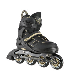 Роликові ковзани NILS EXTREME NA14174 розмір L 39-42, чорно-золотисті