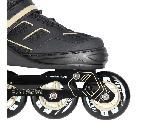 Роликові ковзани NILS EXTREME NA14174 розмір L 39-42, чорно-золотисті