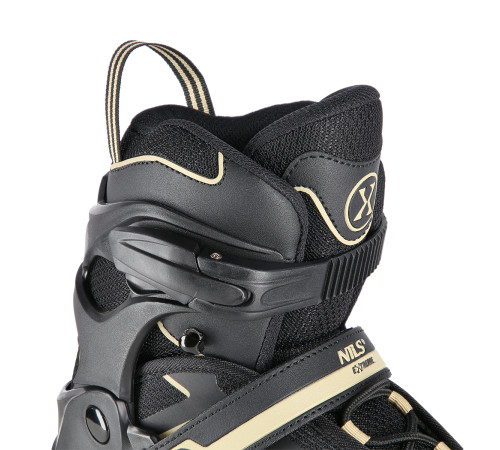 Роликові ковзани NILS EXTREME NA14174 розмір L 39-42, чорно-золотисті