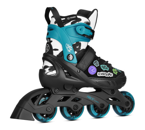 Роликові ковзани NILS EXTREME NA2053A VIBE розмір XS 29-32, бірюзові