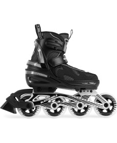 Роликові ковзани Blackwheels Flex Pro L - розмір 38-41, чорні