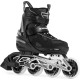 Роликові ковзани Blackwheels Flex Pro L - розмір 38-41, чорні