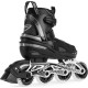 Роликові ковзани Blackwheels Flex Pro L - розмір 38-41, чорні