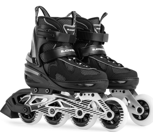 Роликові ковзани Blackwheels Flex Pro L - розмір 38-41, чорні Роликові ковзани Blackwheels Flex Pro L - розмір 38-41, чорні