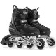 Роликові ковзани Blackwheels Flex Pro L - розмір 38-41, чорні
