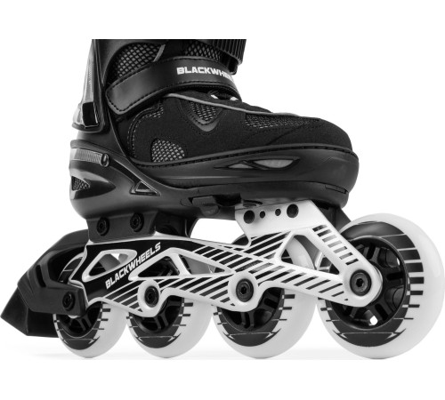 Роликові ковзани Blackwheels Flex Pro L - розмір 38-41, чорні Роликові ковзани Blackwheels Flex Pro L - розмір 38-41, чорні