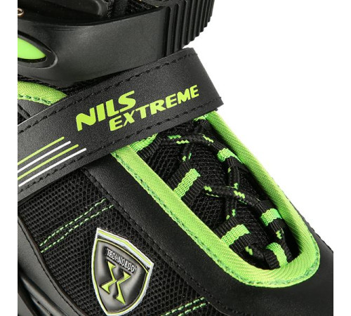 Роликові ковзани NILS EXTREME NA19088 розмір L (39-42) чорно-зелений Роликові ковзани NILS EXTREME NA19088 розмір L (39-42) чорно-зелений