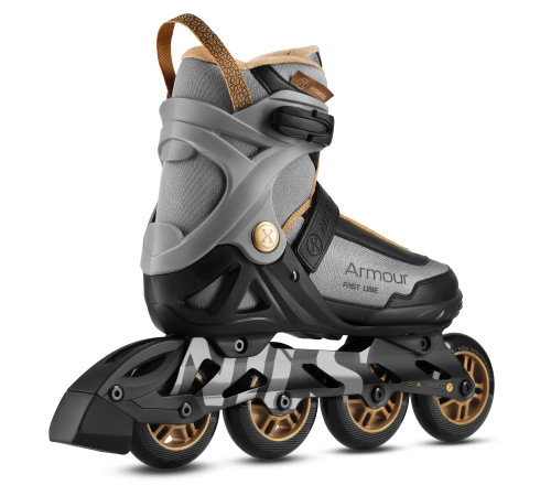 Роликові ковзани NILS EXTREME NA22151 ARMOUR розмір 42, сірі