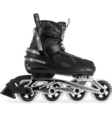 Роликові ковзани Blackwheels Flex Pro M - розмір 34-37, чорні