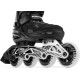 Роликові ковзани Blackwheels Flex Pro M - розмір 34-37, чорні