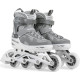 Роликові ковзани Blackwheels Flex Pro M - розмір 34-37, сірі