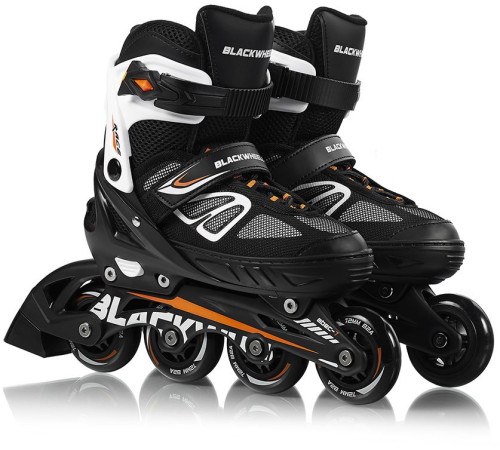 Роликові ковзани Blackwheels Playful S - розмір 32-35, чорно-білі Роликові ковзани Blackwheels Playful S - розмір 32-35, чорно-білі