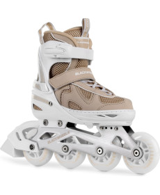 Роликові ковзани Blackwheels Flex Pro L - розмір 38-41, бежеві
