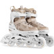 Роликові ковзани Blackwheels Flex Pro L - розмір 38-41, бежеві