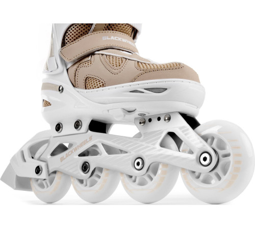 Роликові ковзани Blackwheels Flex Pro L - розмір 38-41, бежеві Роликові ковзани Blackwheels Flex Pro L - розмір 38-41, бежеві