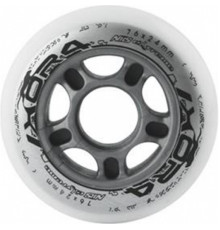Колеса для роликових ковзанів PU76x24 82A  (4 pcs) NILS EXTREME - білі