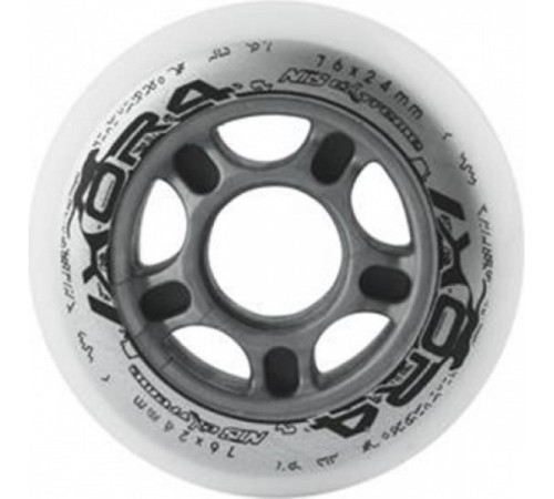Колеса для роликових ковзанів PU76x24 82A (4 pcs) NILS EXTREME - білі Колеса для роликових ковзанів PU76x24 82A (4 pcs) NILS EXTREME - білі
