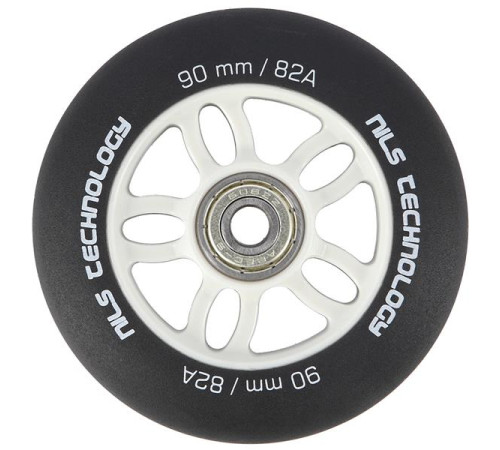 PU 90x24 82A BLACK MAT (4 szt.) + ABEC-9 (8 szt.) SET NILS EXTREME PU 90x24 82A BLACK MAT (4 szt.) + ABEC-9 (8 szt.) SET NILS EXTREME