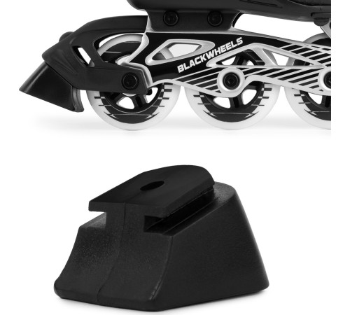 Запасне гальмо для роликових ковзанів Blackwheels, чорне Запасне гальмо для роликових ковзанів Blackwheels, чорне