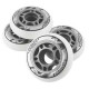 Колеса для роликових ковзанів PU 64x24 82A (4 pcs) + ABEC-7 (8 pcs) SET NILS EXTREME - білий