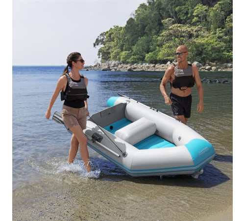 Надувний човен Bestway Hydro-Force Elite Sport 230 x 130 x 33 см, біло-синій