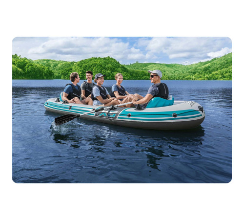 Надувний човен Hydro-Force Adventure Elite X5 Bestway 65159 Надувний човен Hydro-Force Adventure Elite X5 Bestway 65159