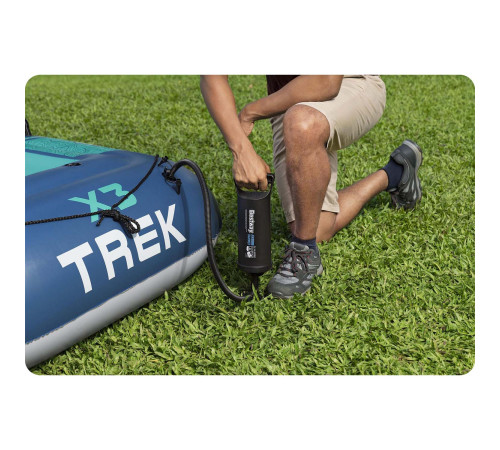 Надувний човен Trek X3 Raft 294 x 137 см Bestway 61154 Надувний човен Trek X3 Raft 294 x 137 см Bestway 61154