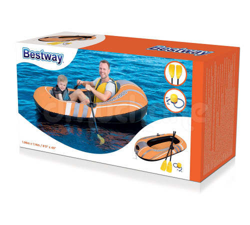 Човен Hydro-Force Set 188 x 98 см весла + віджим Bestway 61062