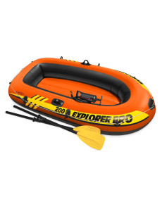 Човен INTEX 58357 Explorer PRO 200 комплект весла + насос 196 x 102 x 33 см 