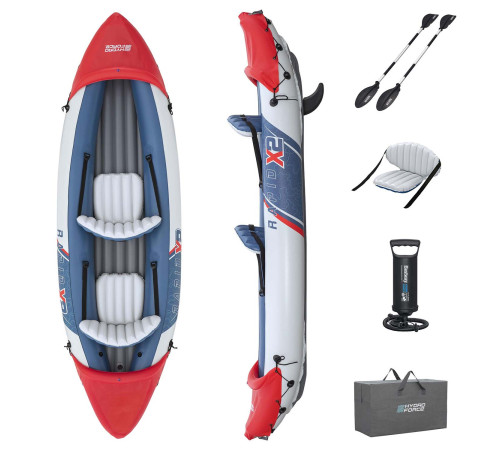 Надувна байдарка Bestway 65077 Lite Rapid X2 321 x 88 см