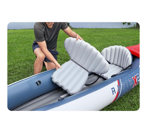 Надувна байдарка Bestway 65077 Lite Rapid X2 321 x 88 см