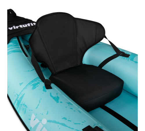 Каяк надувний з аксесуарами VIRTUFIT 365 х 101 см, бірюзовий