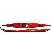 Каяк Zegul Reval PE MV RudderSkeg, 520 х 54 см - червоний