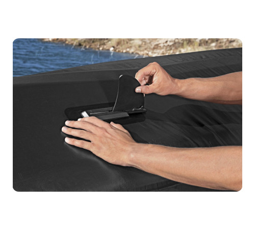 Каяк надувний Bestway Hydro-Force Ventura Elite X1 280 х 86 см, блакитно-чорний