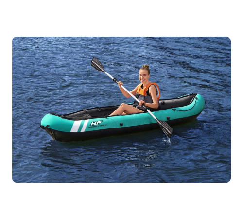 Каяк надувний Bestway Hydro-Force Ventura Elite X1 280 х 86 см, блакитно-чорний