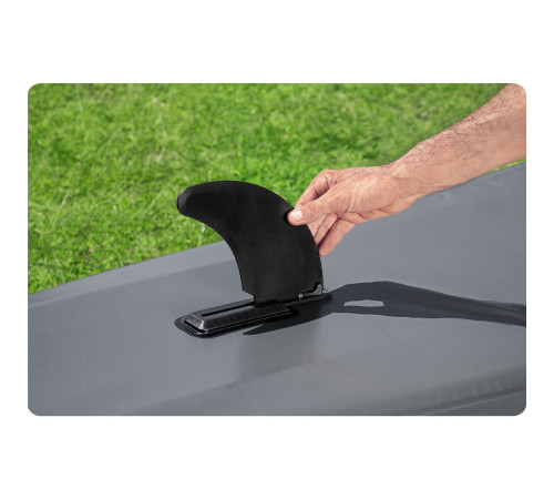 Каяк надувний Bestway Hydro-Force Ventura X2 330 х 86 см, чорно-м'ятний