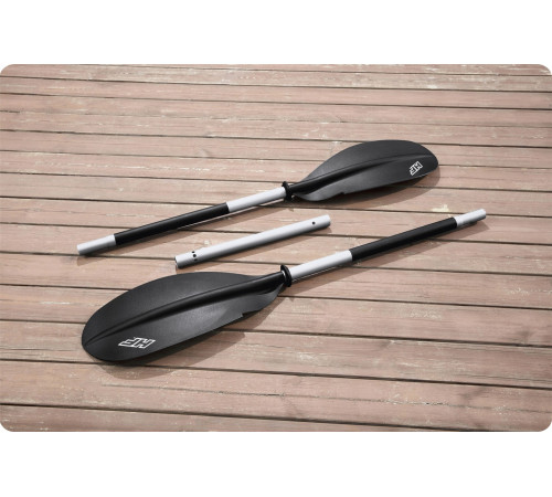 Каяк надувний Bestway Hydro-Force Ventura X2 330 х 86 см, чорно-м'ятний