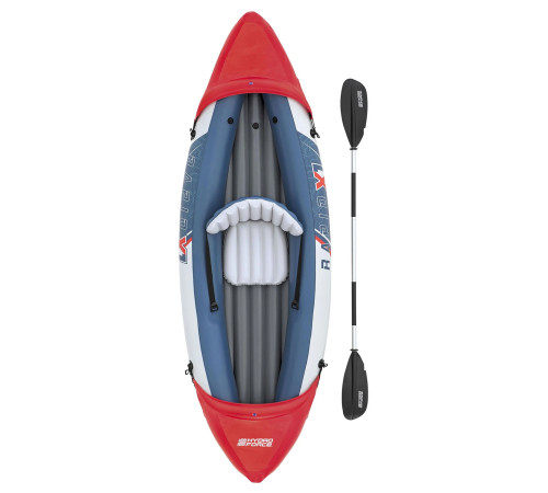 Каяк надувний Bestway Hydro-Force Rapid X1 290 x 91 см, синьо-червоний