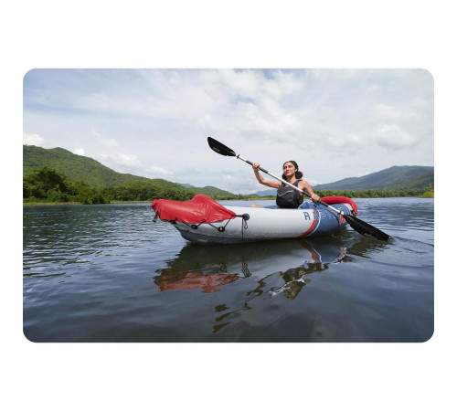 Каяк надувний Bestway Hydro-Force Rapid X1 290 x 91 см, синьо-червоний