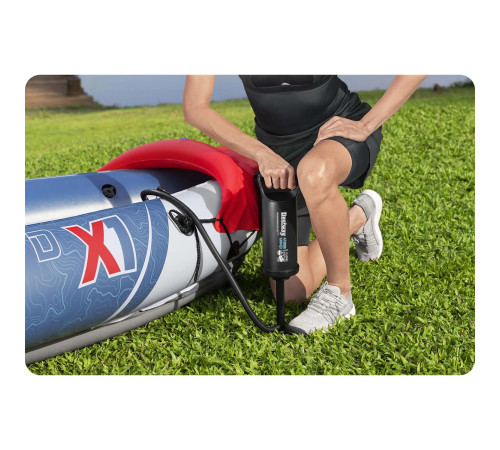 Каяк надувний Bestway Hydro-Force Rapid X1 290 x 91 см, синьо-червоний