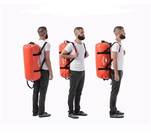 Сумка водонепроникна Naturehike NH20FSB03 500D 60 л, жовта