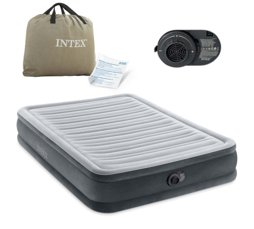 Надувний матрац 191x137x33 з вбудованим електронасосом INTEX 67768ND Надувний матрац 191x137x33 з вбудованим електронасосом INTEX 67768ND